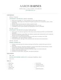 Ability to follow safety procedures. Veterinary Technician Resume Examples And Tips Zippia