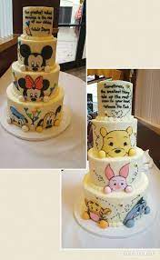 Sam's club cakes can be personalized to show the gender of the baby using colorful whipped icing on the cake's exterior or by placing a specific icing color between the. 360 Disney Inspired Baby Shower Cake Figurine