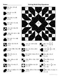 Solving Multi Step Equations Coloring Worksheet Multi Step Equations Solving Multi Step Equations Equations