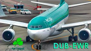 trip report aer lingus airbus a330 300 dublin to newark economy class hd