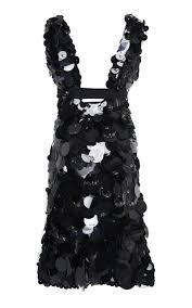 Prada Cutout Sequined Silk Dress With Images Dresses Silk Dress Short Dresses