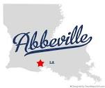 Map of Abbeville, LA, Louisiana