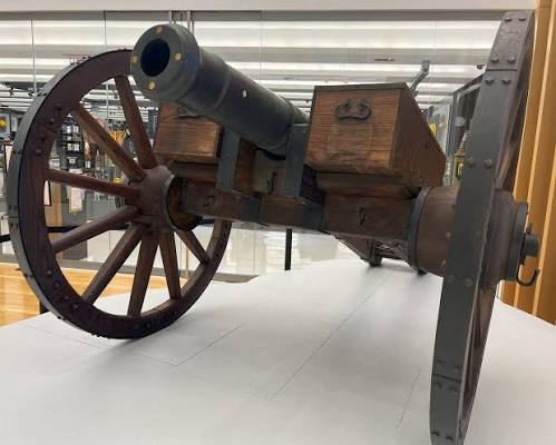 We're just SIX weeks away from opening the new special exhibition, "CALL TO Arms: The Soldier and the Revolutionary War," and we're highlighting the SIX -pounder “Byers Gun,” an early-preview artifact on display