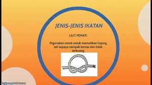 4.13.1 simpulan buku sila(reef knot). Simpulan Dan Ikatan Youtube