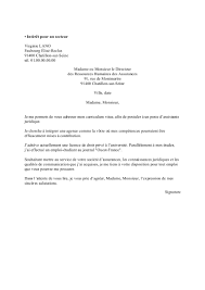 Lettre de motivation en candidature spontanée à un emploi (modèle présenté gratuitement). Dp3 Lettre De Motivation 4eme Francais