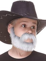 Bart Räuber grau für Karneval & Fasching kaufen » Deiters