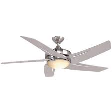 If your hampton bay ceiling fan remote is not working, there are some standard troubleshooting steps you can go through in order to determine the problem.these troubleshooting steps will take you through the basic operation of the remote, like checking the batteries and determining whether the remote is sending a signal or not. Hampton Bay Sidewinder 54 Inch Indoor Brushed Nickel Ceiling Fan With Light Kit And Remote The Home Depot Canada