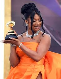 April 2, 2021 | 5:22pm. Lizzo Swears While Presenting Grammy To Megan Thee Stallion