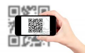 13251619 Scanning Qr Code With Mobile Smart Phone Isolated On White