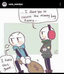 Pin By Navi On Henry Stickman In 2020 Funny Art Money Bag Henry