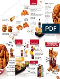 Harga tiket a famosa water park melaka; Kfc Menu Pdf