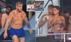 He posted a video of the inking on his instagram, getting the phrase 'gotcha hat. Youtube Star Jake Paul Parties Maskless On A Yacht In Miami Beach Amid The Ongoing Covid 19 Pandemic Daily Mail Online