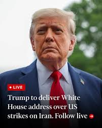 The president said he would address the nation after the US struck three  nuclear sites in Iran. Follow our live coverage: https://on.ft.com/3I8hEQL