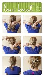 The Low Knot Hair Styles Hair Knot Easy Work Hairstyles