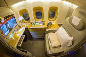 First class consists of 2 rows of closed suites per 4 in each. Emirates Boeing 777 300er First Class Overview Point Hacks Nz