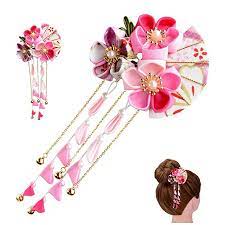 Amazon Com Finger Love Womens Girls Japanese Hair Pin Decor Kanzashi Hair Sticks Picks Kimono Hanfu Accessorie Japanese Hairstyle Japanese Hair Pin Hair Pins