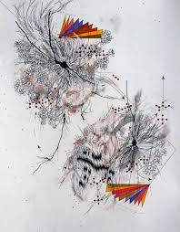 Light Dependent Photosynthesis Refraction Spectrum Drawing Drawings Abstract Rainbow Art