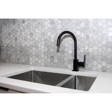 The marble is beautiful and the metallic paint is crisp and looks really lavish. Classic Carrara Hexagon Mosaic Polished 300x300 Tile Warehouse