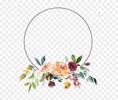 Find Hd Floral Png Floral Png Round Flower Frame Png Transparent Png To Search And Download More Free Transparent Pn Flower Frame Png Flower Frame Floral