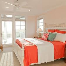 Shop wayfair for the best coral colored wall art. Light Coral Walls With Vibrant Coral Bedding Traditional Bedroom Design Bedroom Design Master Bedroom Colors