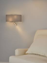 95 list price $49.95 $ 49. Ronda 3 Light Wall Light Grey With Led Reading Light