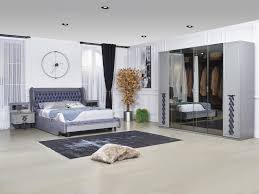 Eliz art deco siyah yatak odası takımı. Assos Bazali Yatak Odasi Takimi 6 Kapili Gardroplu Berrak Mobilya