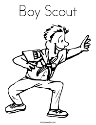 Easy and free to print cub scout and boy scout coloring pages for children. Boy Scout Coloring Page Twisty Noodle