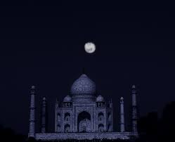 Night View Of Taj Mahal Seven Wonder Photoshopped Taj Mahal Seven Wonders Architecture