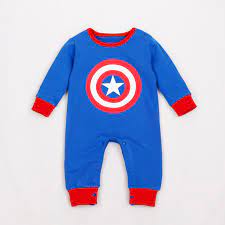 Buy 2015 Autumn New Arrival Baby Rompers Captain America Bodysuit For Newborn Boys Clothes Roupas Infantis Roupas 4pcs Lot Wholesale In Cheap Price On Alibaba Com