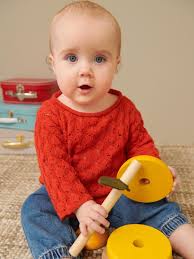 Sandnes Garn LILJA Sweater Baby EN Single Printed Pattern Book 2407 No. 4  Ll Available Only With Sandnes Garn Yarn (read Description)