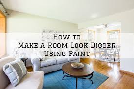 Room Look Bigger Using Paint