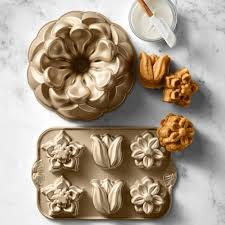 Nordic Ware Magnolia Bundt Cake Pan In 2021 Bundt Cake Pan Cake Pans Nordic Ware