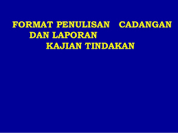 Objektif kajian selepas kajian ini disempurnakan, adalah diharapkan pelajar yang telibat dapat mencapai tahap minimum yang ditetapkan dalam objektif yang dinyatakan. Format Penulisan Cadangan Dan Laporan Kajian Tindakan