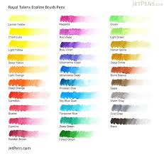 talens eoline brush pen royal talens ecoline watercolor