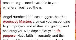 2233 Angel Number Numerology Life Path Numerology Angel Number Meanings