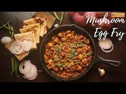 Mushroom Egg Masala Fry Recipe Mushroom And Egg Side Dish For Chapathi Simple And Easy Side Dish Dry Curry In 2020 Curry Recipes Side Dishes Easy Stuffed Mushrooms