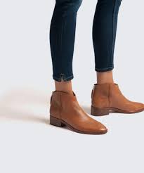 Black Booties With Brown Heel Pin On Shoes