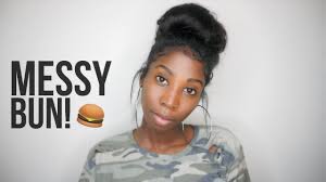 This hairdo is quite easy to style, and every girl will master it in five minutes. Easy Messy Bun Tutorial Knappy Hair Extensions Youtube