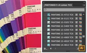 where are the pantone colors in adobe illustrator courses