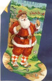 Check spelling or type a new query. Kooler Design Studio Golfing Santa Christmas Stocking Cross Stitch Pattern 123stitch