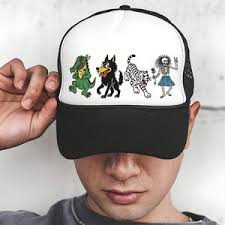 Jerry Garcia Hat, Trucker Cap, Wolf, Grateful Dead, Trucker, Snapback