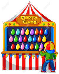 17 free cliparts with games clipart fair on our site site. Boy Playing Darts Game At Carnival Illustration Royalty Free Cliparts Vectors And Stock Illustration Image 48324460
