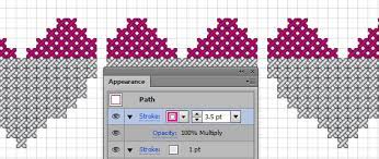 Center the design under the grid paper so that it will be about the same distance from each of the edges. How To Create A Vector Cross Stitch Effect In Adobe Illustrator