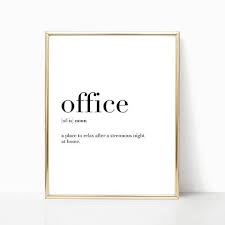 Office Quote Definition Print Funny Work Decor Digital Print Instant Art Instant Download Prin Definition Prints Definition Quotes Instant Download Printable