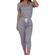Percorri la navata con un vestito della nostra collezione di splendidi abiti da cerimonia. Homebaby Estive Tuta Sportiva Jumpsuit Donna Eleganti Ragazza Monopezzi E Tutine Da Cerimonia Lunghe Onepiece Pigiama Abito Lungo Magliette T Shirt Manica Corta Pantaloni Sexy Pagliaccetto