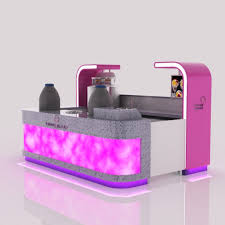 Share the experiences of cooking. Pink Lovely Smoking Ice Cream Kiosk For Sale At Mall