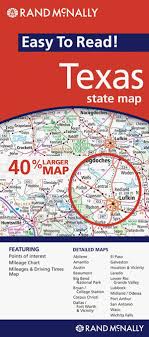 texas state map rand mcnally maps books travel guides