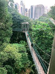 This canopy walk was connected to the gate at kl tower that we could not assess earlier. Things To Do At The Kl Tower With Kids Jet Lagged Mama