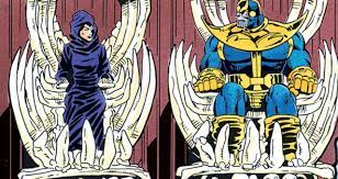 Maybe the bad guy wants to take over the world, or get his hands on a stolen fortune. The Bizarre Comic Book Love Story Of Thanos And Death Syfy Wire