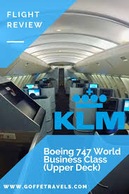Klm Is One Of The Fewer Airlines That Is Still Operating Some Flights With A Boeing 747 In April 2018 I Had The Chance To Fly On One Of The A In